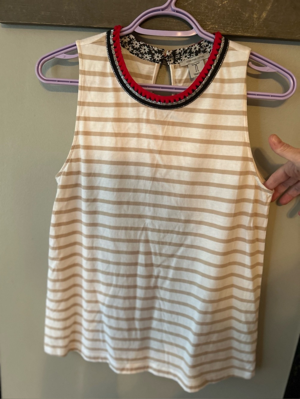 Tristan Pima cotton top - Picture 3 of 11
